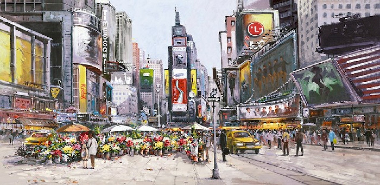 Times Square in Bloom