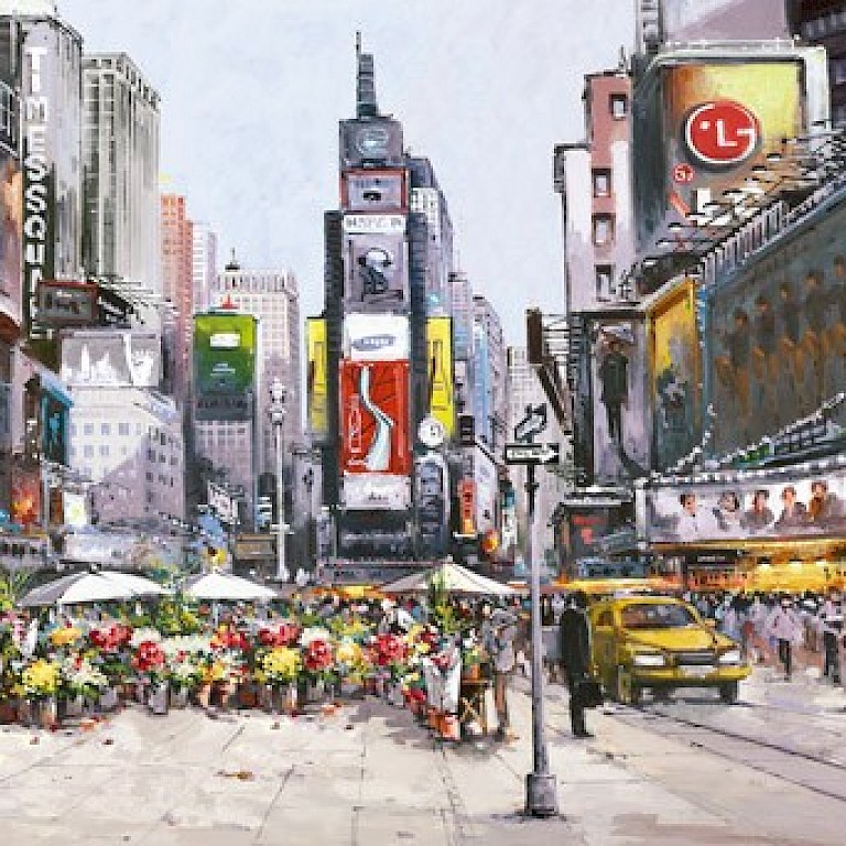 Times Square in Bloom