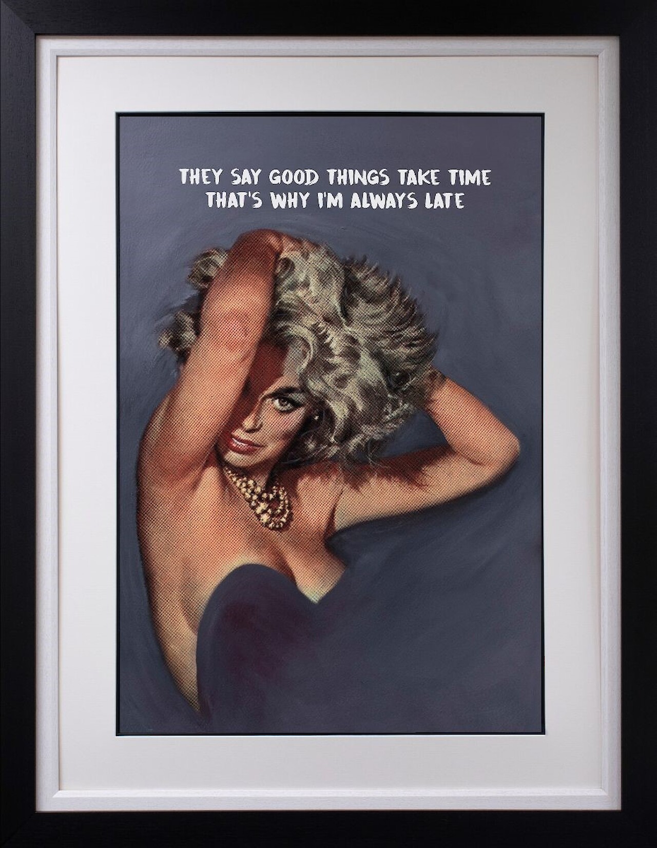 Good Things Take Time III (black frame)