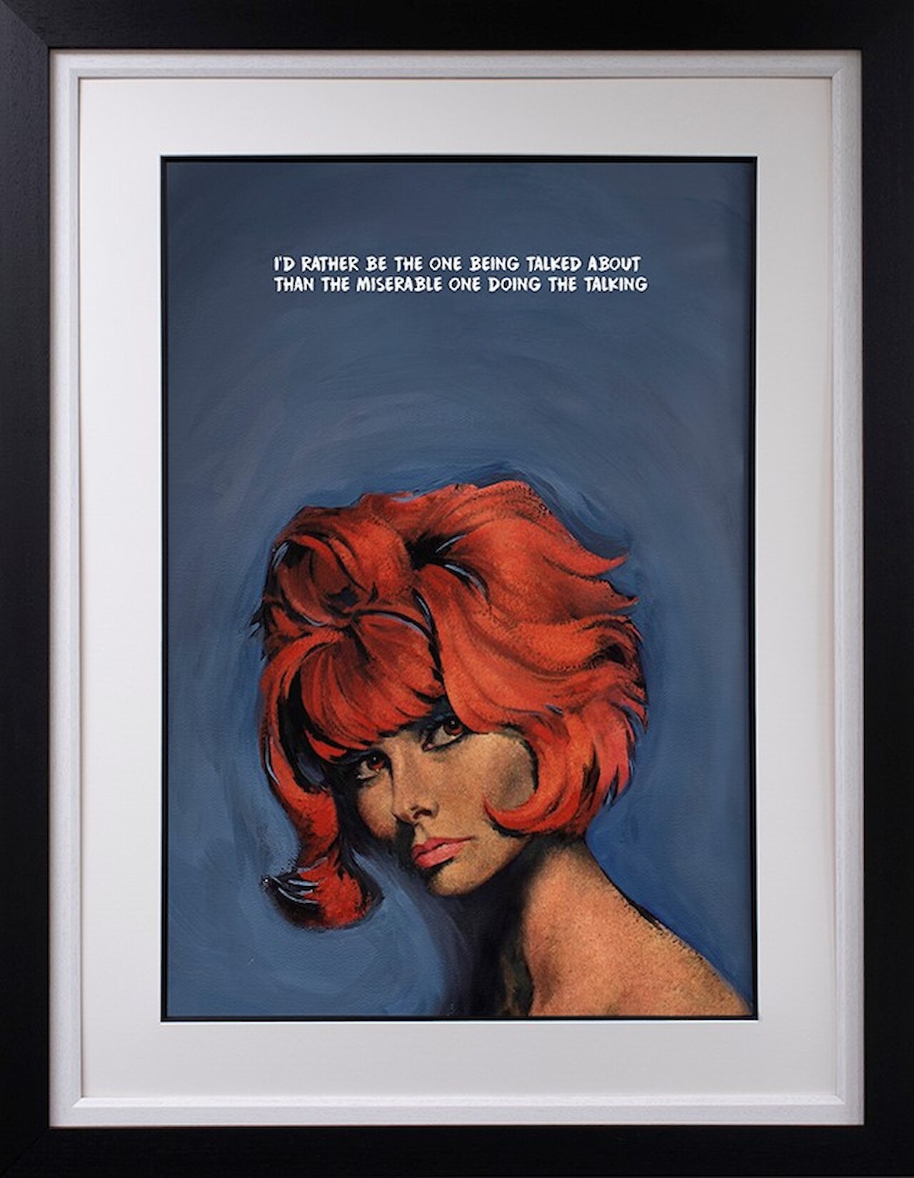 Doing The Talking (black frame)