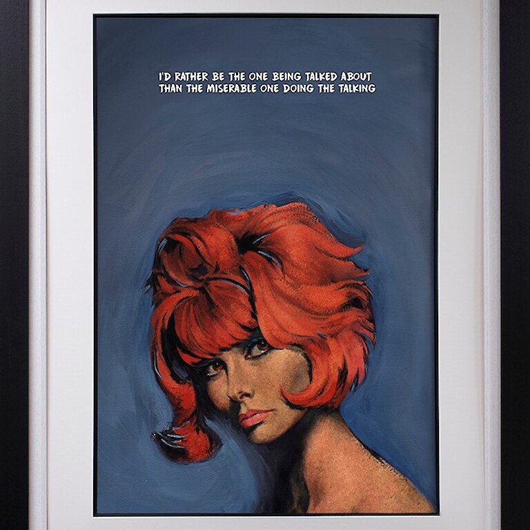 Doing The Talking (black frame)