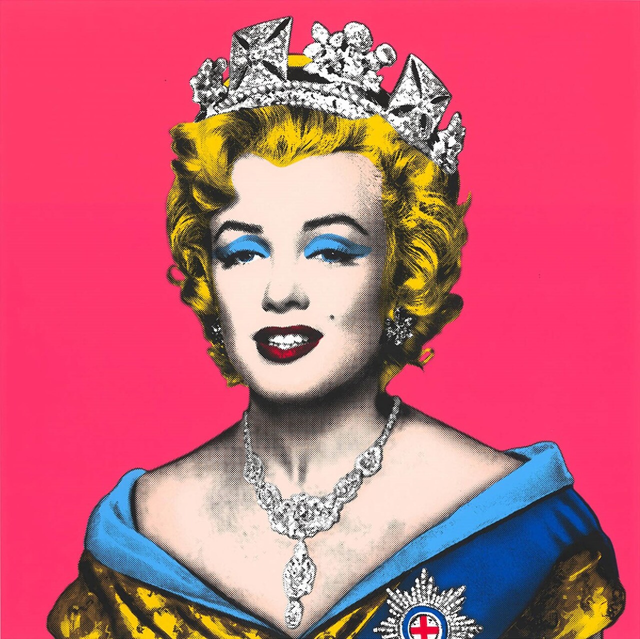 Queen Marilyn (Pink) | Mr Brainwash