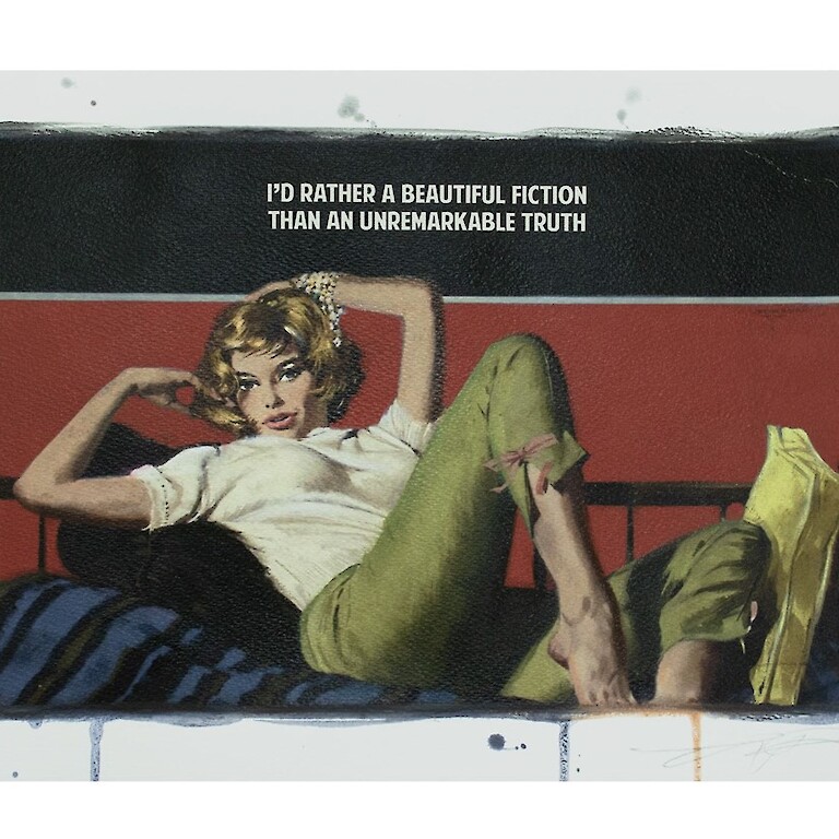 Beautiful Fiction (Hand Coloured) Small