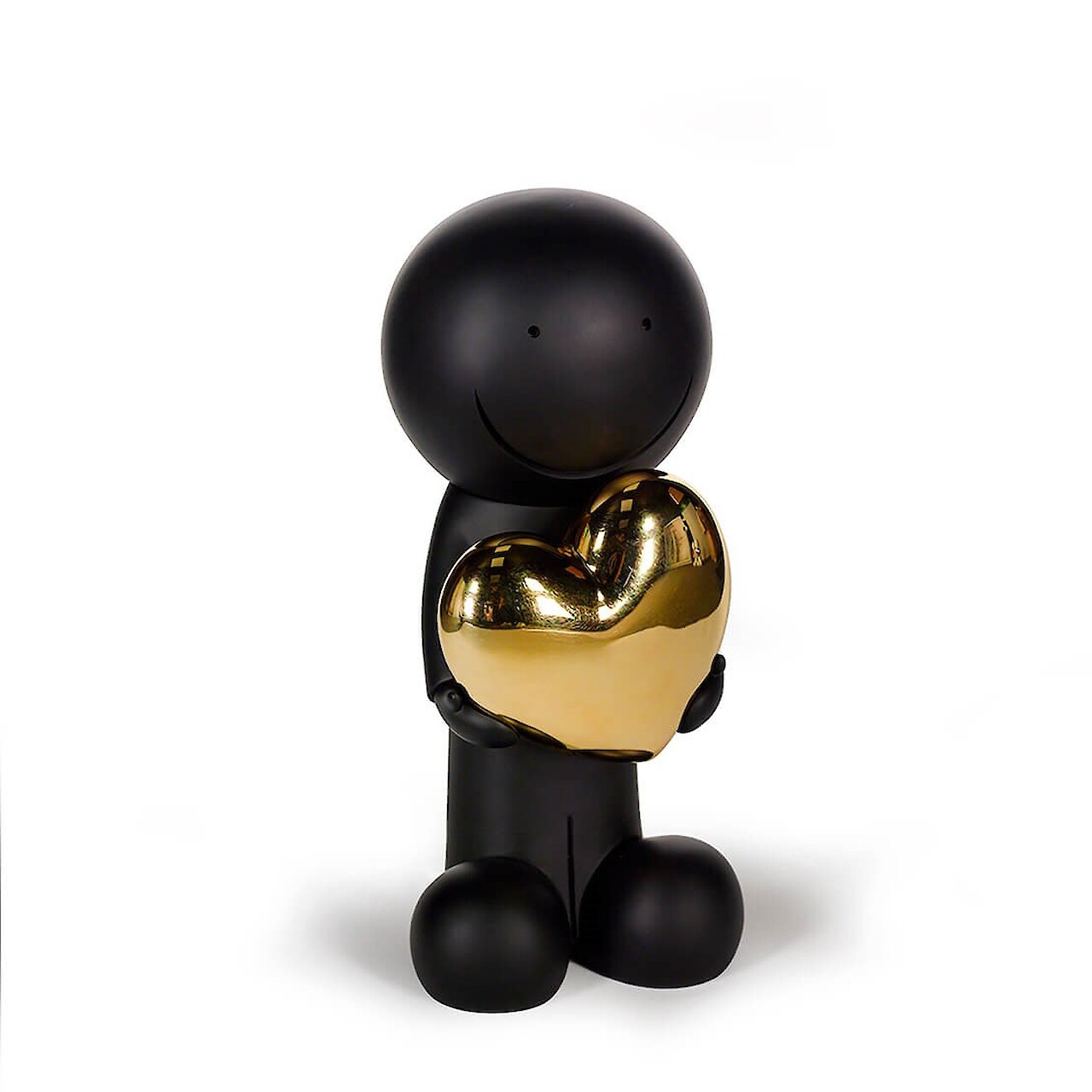 One Love (Black and Gold) sculpture