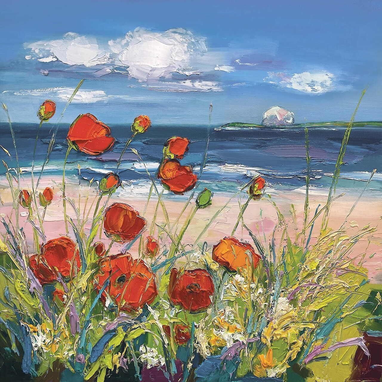 Poppies Amongst Sea Grasses