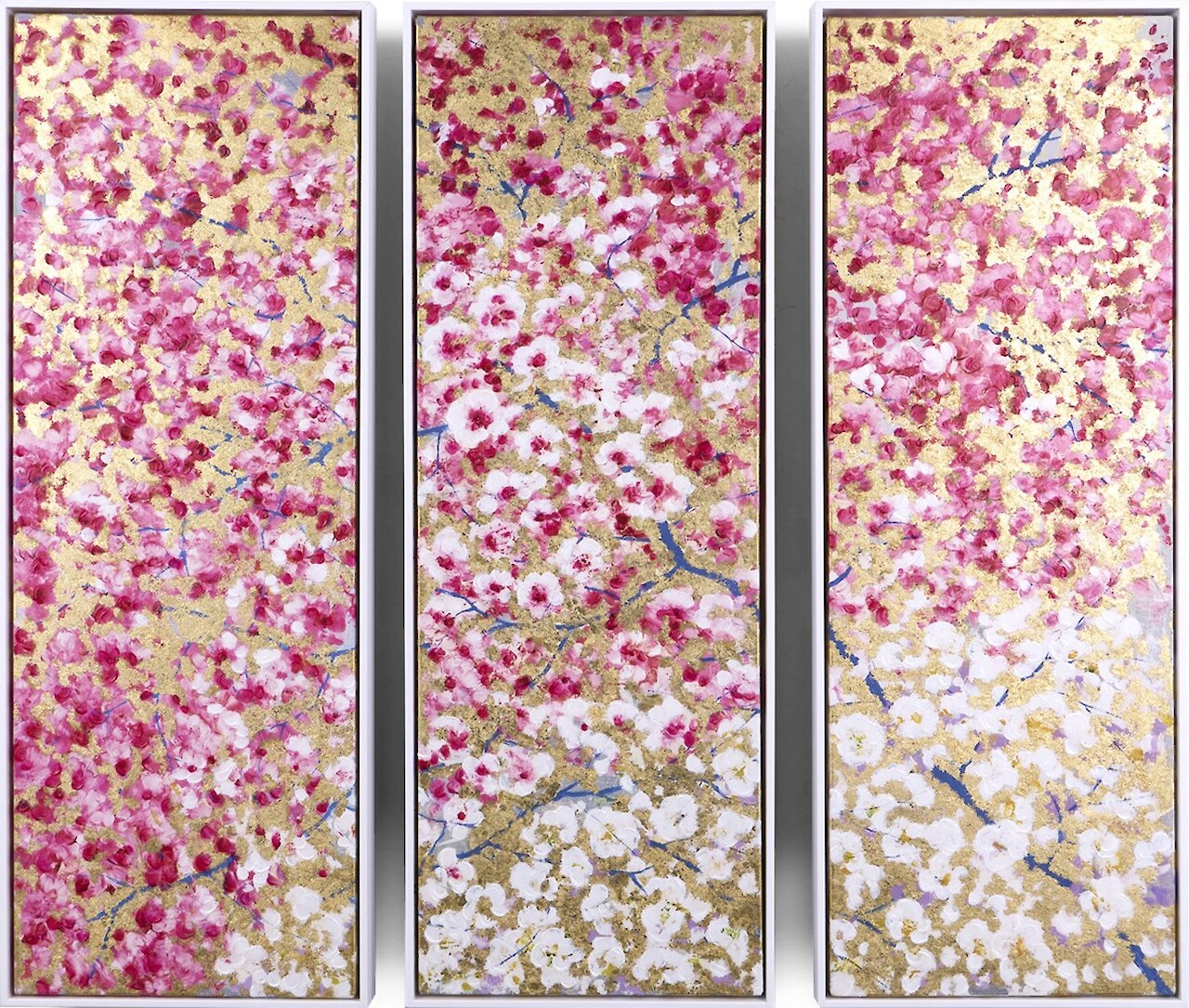 Spring Embrace (Triptych) "NEW" Available To Order Now In Stock at Adore Fine Art Leicester Art Gallery UK