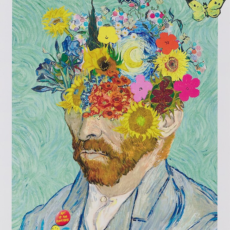 Where Ideas Flower | By Mr Brainwash | Available to order through ADORE FINE ART | Leicester Art Gallery UK