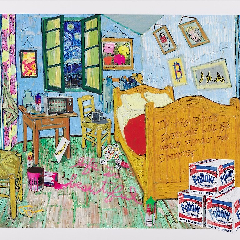 Once Upon a Dream | By Mr Brainwash | Available to order through ADORE FINE ART | Leicester Art Gallery UK